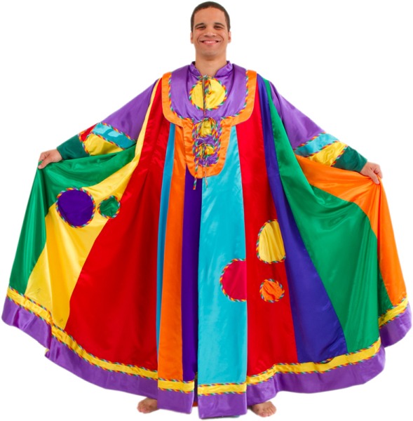 Rental Costumes for Joseph and the Amazing Technicolor Dreamcoat - Joseph in his coat of many colors