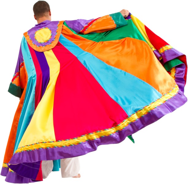 Rental Costumes for Joseph and the Amazing Technicolor Dreamcoat - Joseph in his coat of many colors