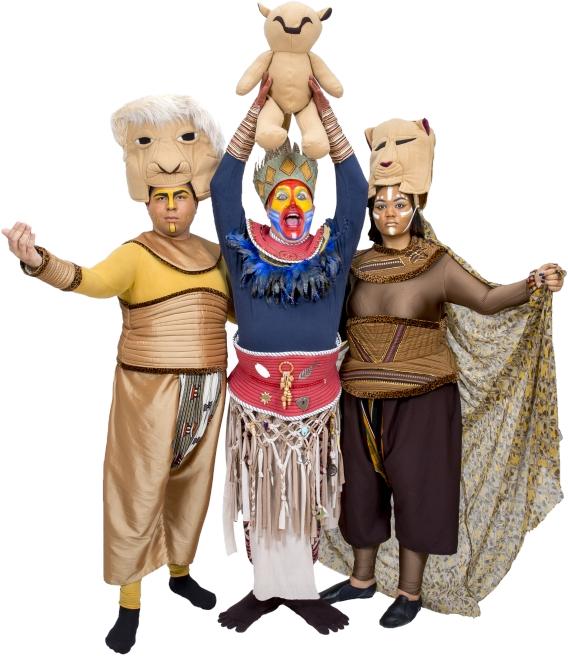 Rental Costumes for The Lion King - Mufasa, Rafiki, Sarabi