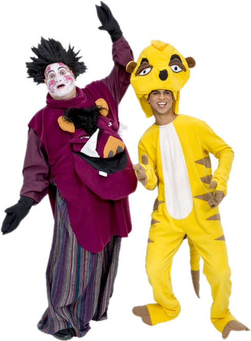 Rental Costumes for The Lion King - Pumbaa and Timone