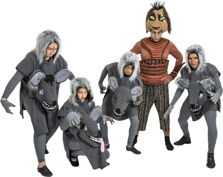 Rental Costumes for The Lion King - Scar, Hyenas