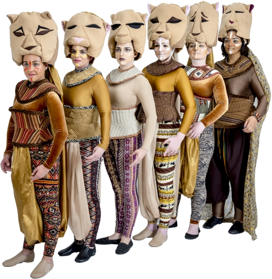 Rental Costumes for The Lion King - Lionesses