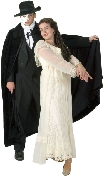 Rental Costumes for Phantom of the Opera - Erik the Phantom, Christine Daaé