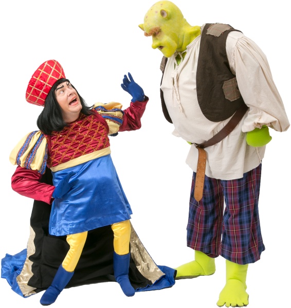 Rental Costumes for Shrek the Musical - Lord Farquaad and Shrek