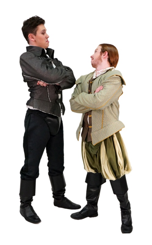 Rental Costumes for Something Rotten - Shakespear and Nick Bottom