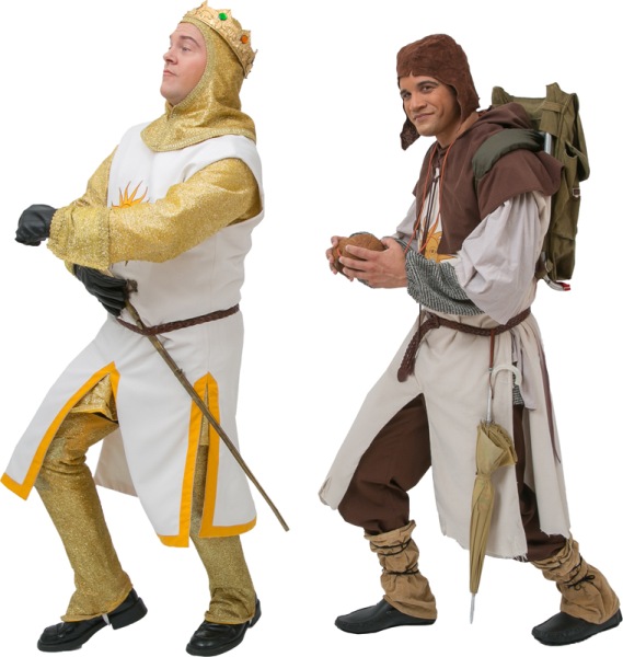 Rental Costumes for Monty Python's Spamalot - King Arthur and Patsy