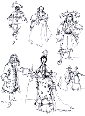 eighteenth century costume. years of the 18th Century.