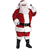 Regency Plush Crimson Santa Suit