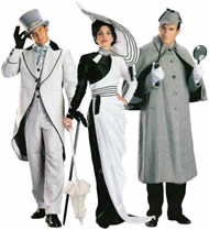 Ascot Cutaway Suit, Fair Lady Ascot Dress & Sherlock Holmes Rentals