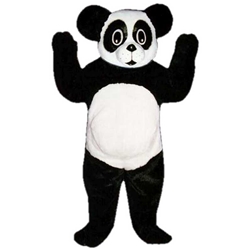 Baby Panda Mascot. This Baby Panda mascot comes complete with head, body, hand mitts and foot covers. This is a sale item. Manufactured from only the finest fabrics. Fully lined and padded where needed to give a sculptured effect. Comfortable to wear and easy to maintain. All mascots are custom made. Due to the fact that all mascots are made to order, all sales are final. Delivery will be 2-4 weeks. Rush ordering is available for an additional fee. Please call us toll free for more information. 1-877-218-1289
