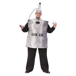 Beer Keg Adult Full Figure Costume