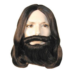 Biblical Wig & Beard Set - Deluxe