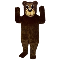 Buford Bear Mascot. This Buford Bear mascot comes complete with head, body, hand mitts and foot covers. This is a sale item. Manufactured from only the finest fabrics. Fully lined and padded where needed to give a sculptured effect. Comfortable to wear and easy to maintain. All mascots are custom made. Due to the fact that all mascots are made to order, all sales are final. Delivery will be 2-4 weeks. Rush ordering is available for an additional fee. Please call us toll free for more information. 1-877-218-1289