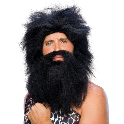 Cave Man Wig & Beard Set