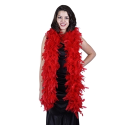 Chandelle Feather Boa - Medium Weight - Shocking Pink