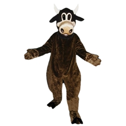 Clover Cow Mascot. This Clover Cow mascot comes complete with head, body, hand mitts and foot covers. This is a sale item. Manufactured from only the finest fabrics. Fully lined and padded where needed to give a sculptured effect. Comfortable to wear and easy to maintain. All mascots are custom made. Due to the fact that all mascots are made to order, all sales are final. Delivery will be 2-4 weeks. Rush ordering is available for an additional fee. Please call us toll free for more information. 1-877-218-1289
