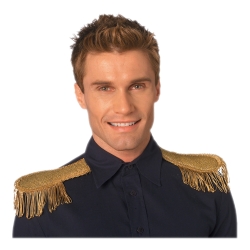 Epaulette Available in Gold or Silver