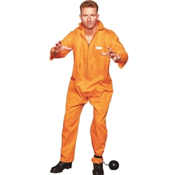 Escaped Convict Adult - Full Figure Costume