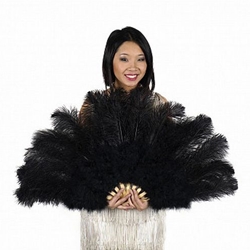 Burlesque Feather Fan