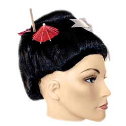Fancy Geisha Girl Wig - Bargain