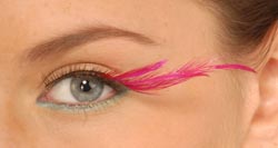 Feathered Eyelashes