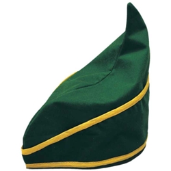 Green Velveteen Elf Hat