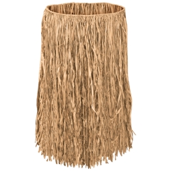 Brown Natural Raffia Grass Hula Skirt For Adults - L/XL, 1 Pc - Unique,  Durable & Adjustable - Perfect For Hawaiian-Themed Party & Costume Dress-up