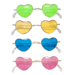 Heart Shaped 70's Glasses