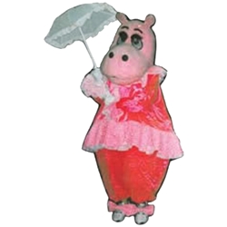 Henrietta Hippo Mascot - Rental