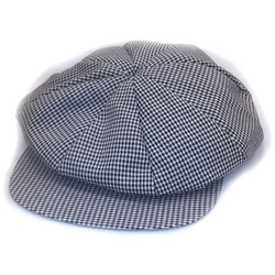 Houndstooth Newsboy Hat
