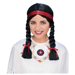 Bargain Native American Lady Wig