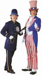 Keystone Cop And Uncle Sam Rentals