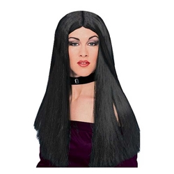 Long Black Witch Wig