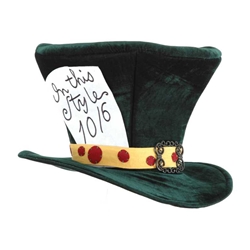 Alice in Wonderland Mad Hatter Top Hat