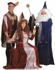 Merlin, Medieval Woman and Medieval Man Rentals