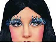 Metallic Tinsel Eyelashes - Long
