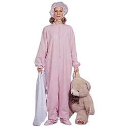 Pink Baby Pajamas - Adult Costume