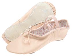 Pink Daisy Ballet Slippers - Adult - Narrow