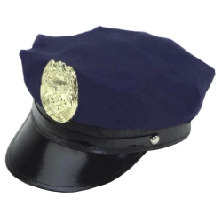 Police Hat with Badge