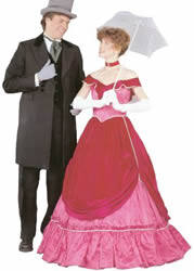 Prince Albert Style Suit and Period Ball Gown Rentals
