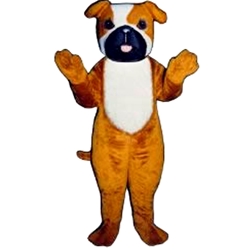 Purvis Pooch Mascot. This Purvis Pooch mascot comes complete with head, body, hand mitts and foot covers. This is a sale item. Manufactured from only the finest fabrics. Fully lined and padded where needed to give a sculptured effect. Comfortable to wear and easy to maintain. All mascots are custom made. Due to the fact that all mascots are made to order, all sales are final. Delivery will be 2-4 weeks. Rush ordering is available for an additional fee. Please call us toll free for more information. 1-877-218-1289