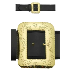 Santa Belt With Decorative Buckle