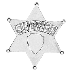 Jumbo Sheriff Badge