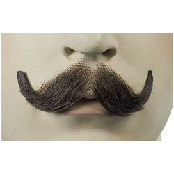 Deluxe Human Hair Small English Mustache