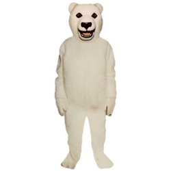 Snarling Polar Bear Mascot - Sales