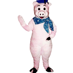 Stick Pig Mascot - Sales