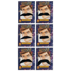 Synthetic Hair Moustaches