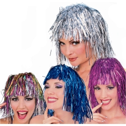 Tinsel Wig - Choose Your Color!