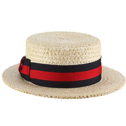 Deluxe Braided Boater Hat