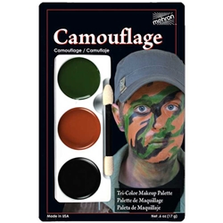 Tri-Color Palettes by Mehron - Camouflage